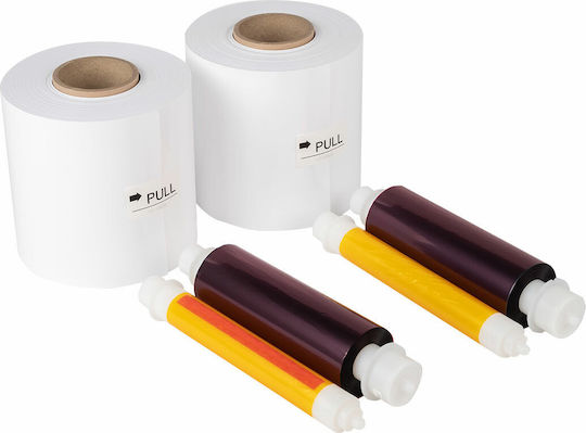 Mitsubishi Electric CK-D718 Compatible Ribbon Ink Cartridge for Mitsubishi 13x18 cm 2x 230 Abzüge Schwarz 2Stück