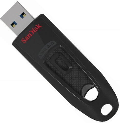 Sandisk Ultra 32GB USB 3.0 Stick Μαύρο