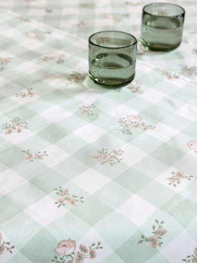 Nima Tablecloth Cotton Iris Iris 150x220cm