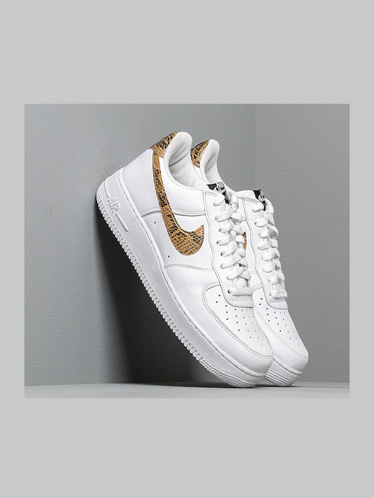 Air Force 1 Retro Premium Adidași Pentru Bărbați Albi