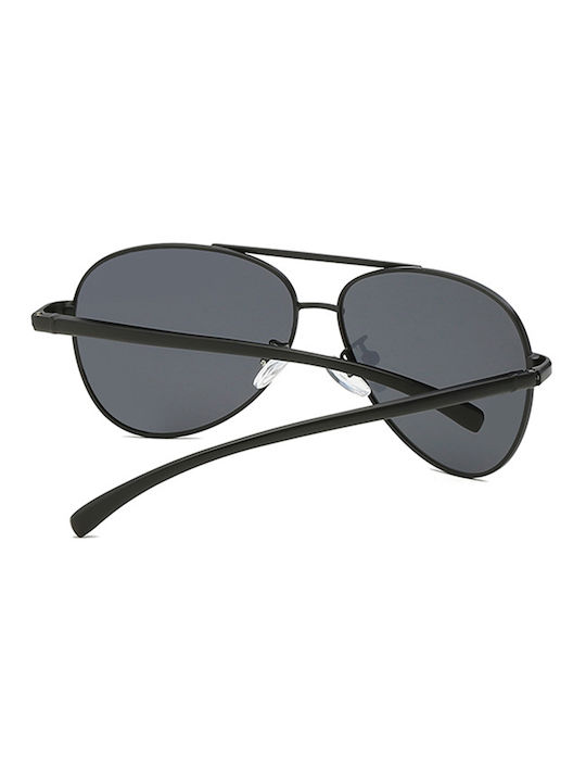 Techsuit Sunglasses Μαύρα with Metal Frame & Black Lens Techsuit Sunglasses Μαύρα with Metal Frame & Black Lens