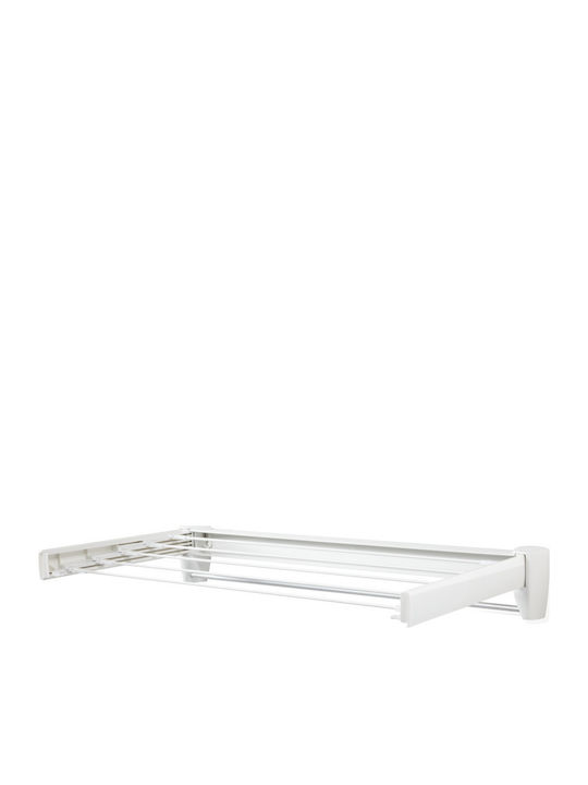 Leifheit Telegant 36 Protect Plus Aluminum Folding Wall Mounted Balcony Railings with Hanging Length 3.6m