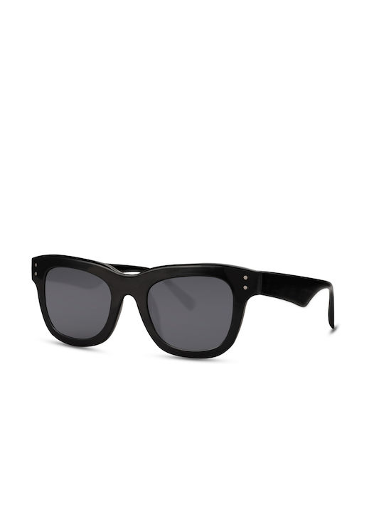 Solo-Solis Women's Sunglasses with Black Plastic Frame and Black Lens NDL5660