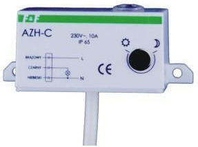 F&F Adjustable Day / Night Photocell 2-1000 Lux 10A IP65