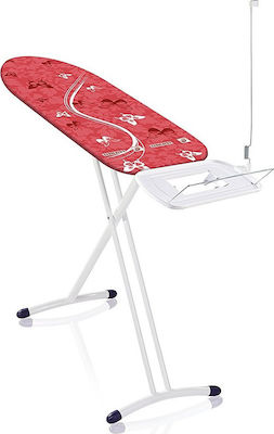 Leifheit AirBoard Express M Bügelbrett für Bügelsystem Zusammenklappbar Red 120x38cm