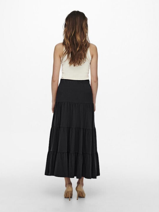 Only Maxi Skirt in Black color