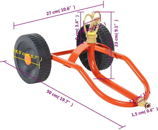 vidaXL Μπεκ Ποτίσματος με Μέγιστη Γωνία Ρίψης 360° 4005276