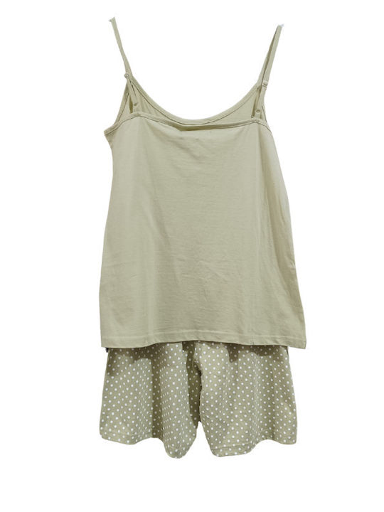 MEI Sommer Damen Pyjama-Set Grün MEI Sommer Damen Pyjama-Set Grün
