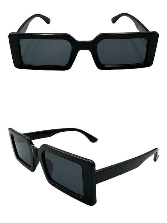 V-store Unisex Sonnenbrille mit Schwarz Kunststoff Gestell und Schwarz Linse 5007BLACK