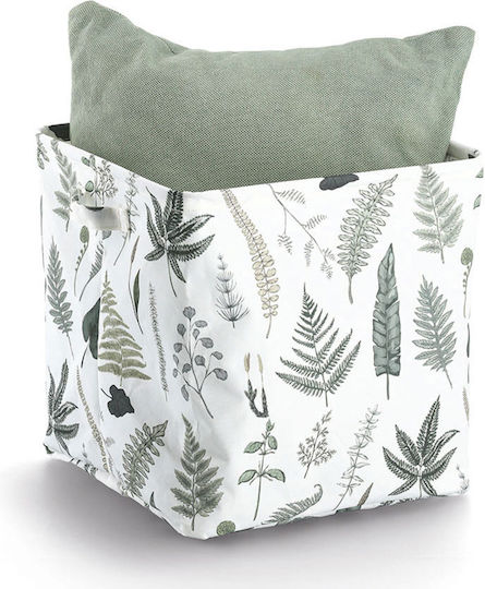 Zeller Aufbewahrungskorb Stoff Weiß 31x31x30cm 1Stück