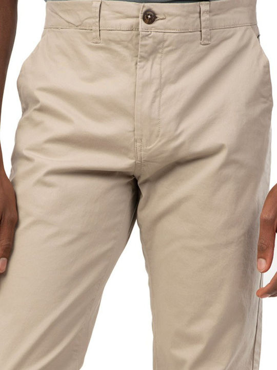 Trousers Chino Elastic in Regular Fit Gray