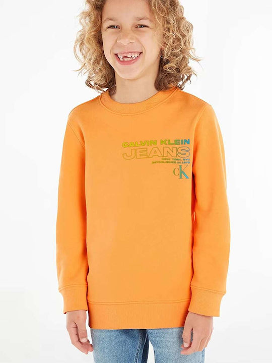 Kinder-Sweatshirt Orange