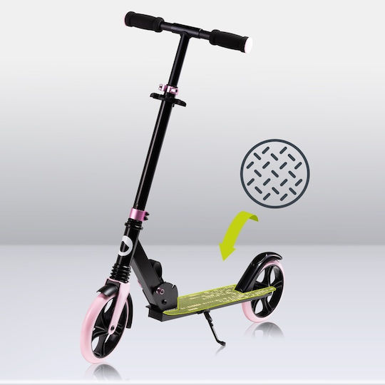 Lionelo Παιδικό Πατίνι Αναδιπλούμενο Luca Δίτροχο Black Carbon Pink
