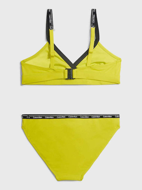 Calvin Klein Kids Swimwear Bikini Yellow Calvin Klein Kids Swimwear Bikini Yellow