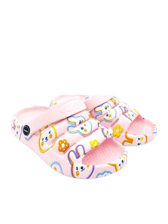 Kids' Slides Pink Bunnies