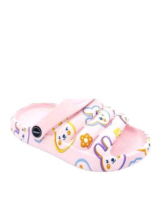 Kids' Slides Pink Bunnies