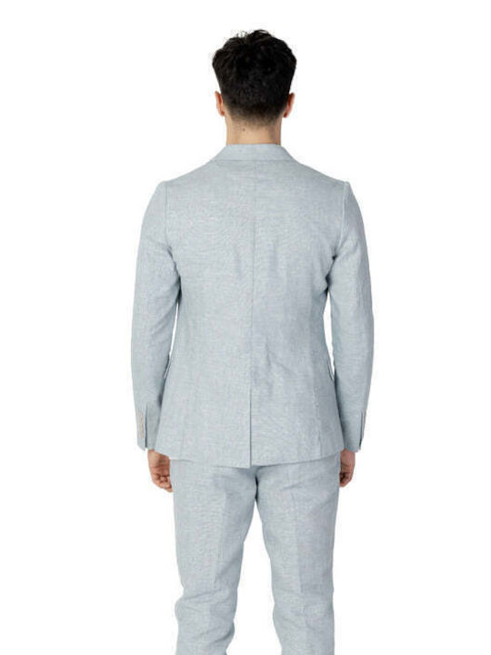 Antony Morato Men's Summer Suit Jacket Blue