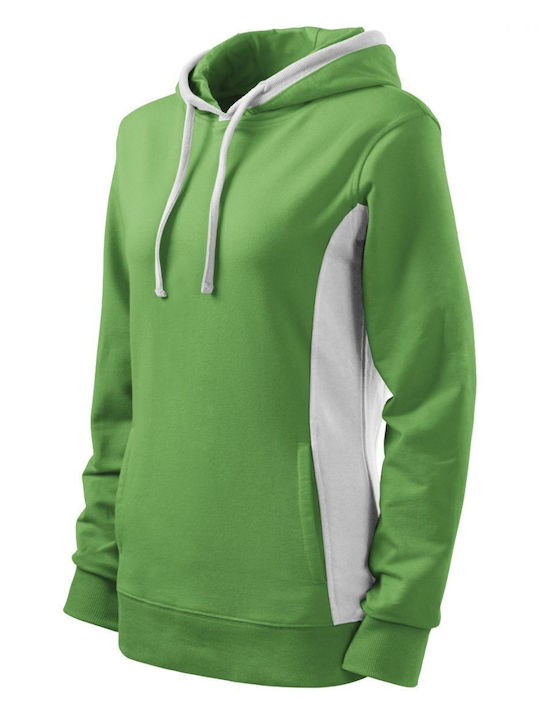 Women's Sweatshirt Hooded Green