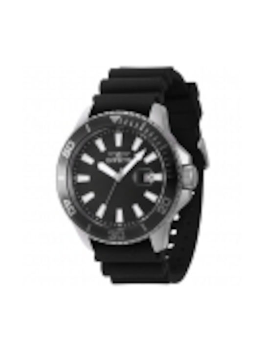 Invicta Watch Battery with Black Rubber Strap