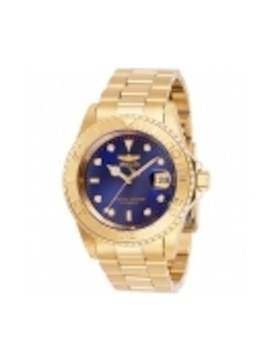 Invicta Watch Automatic with Gold Metal Bracelet