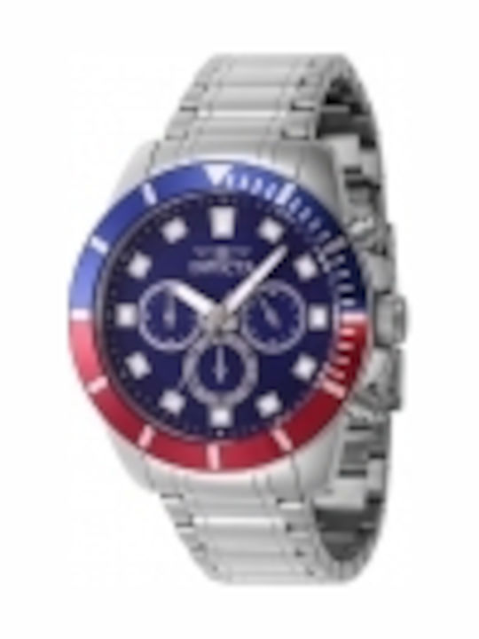 Invicta Invicta Pro Diver Ρολόι Μπαταρίας με Μεταλλικό Μπρασελέ Invicta Invicta Pro Diver Ρολόι Μπαταρίας με Μεταλλικό Μπρασελέ