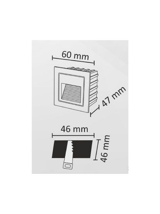Goldlux Wandmontierte Außenbeleuchtung LED