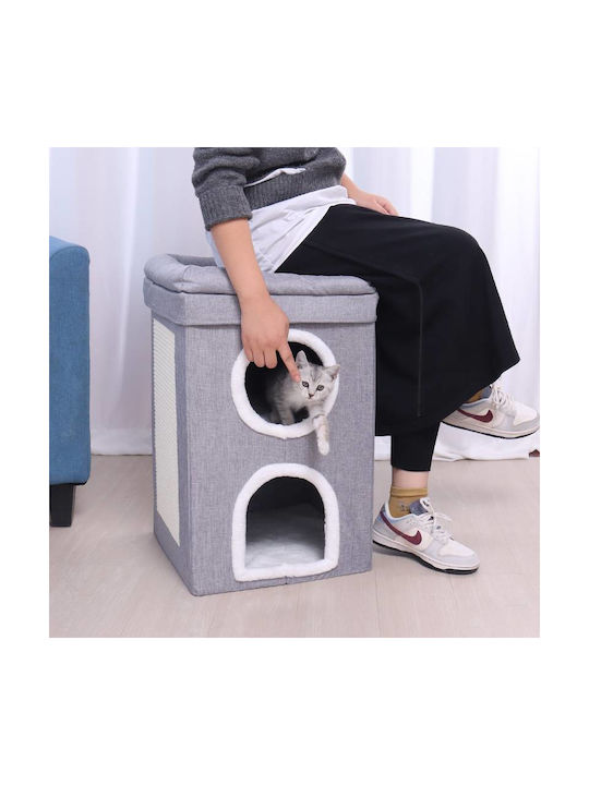 Denik Pets Kratzbaum Gray mit Höhe 38cm