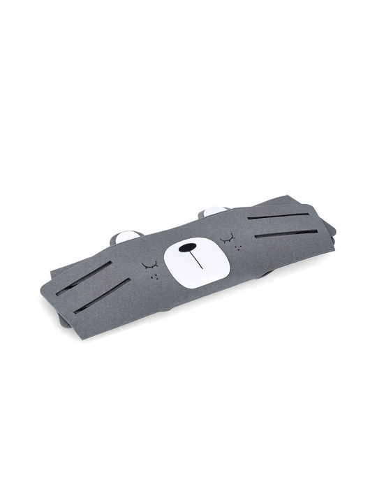 Zeller Kinder Aufbewahrungskorb Faltbar aus Stoff Gray 21x21x17cm 1Stück
