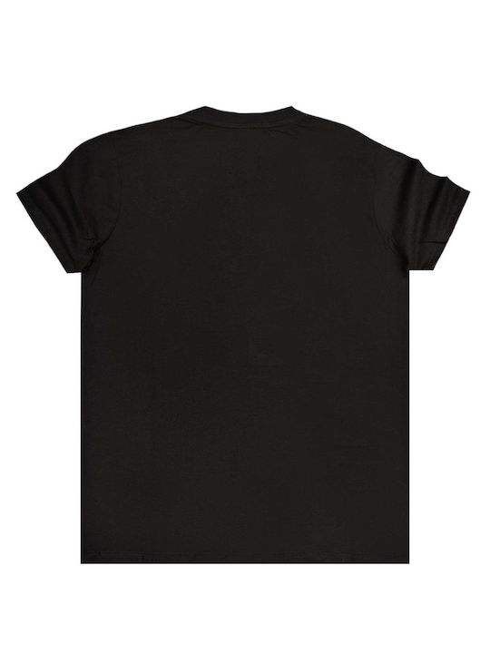 New World Polo Ανδρικό T-shirt Κοντομάνικο Black