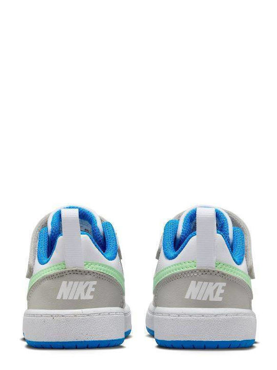 Court Borough Παιδικά Sneakers με Σκρατς Λευκά DV5458-005