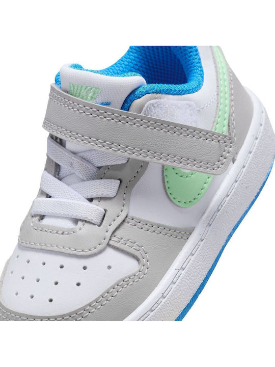 Court Borough Παιδικά Sneakers με Σκρατς Λευκά DV5458-005