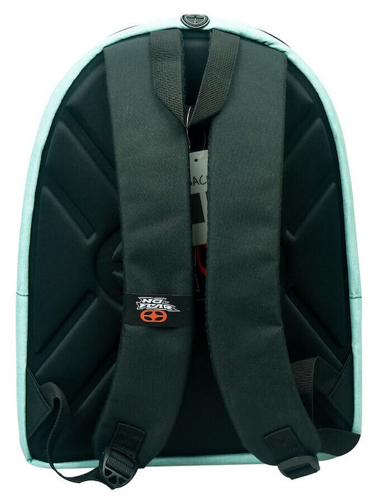 No Fear School Backpack for Elementary Turquoise 25L