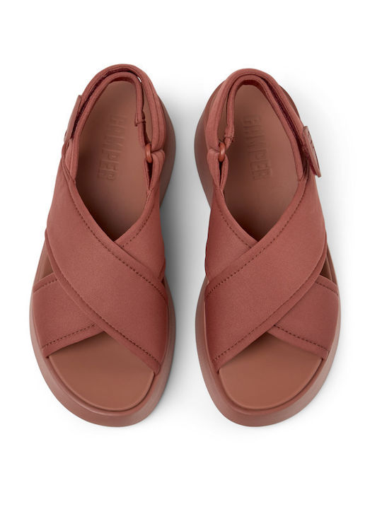 Camper Дамски сандали в Червен Цвят
