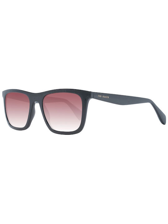 Ted Baker Sonnenbrillen mit Schwarz Rahmen und Rot Verlaufsfarbe Linse TB1680 001