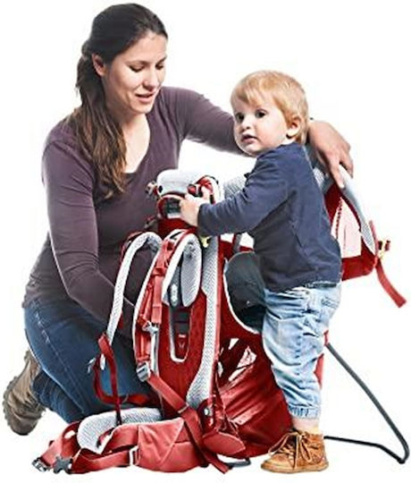 Deuter Backpack Carrier Red with Maximum Weight 22kg