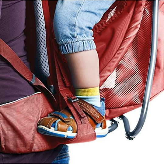 Deuter Backpack Carrier Red with Maximum Weight 22kg