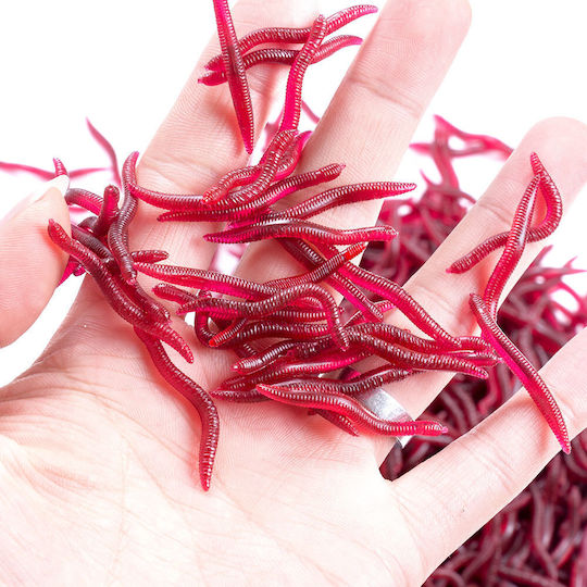 Künstlicher Köder 3.5cm Red Set 100Stück