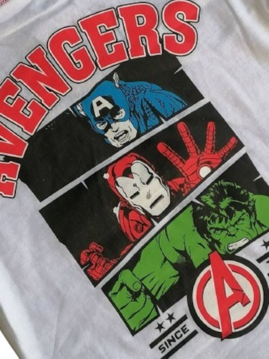 Marvel Kinder-T-Shirt Weiß