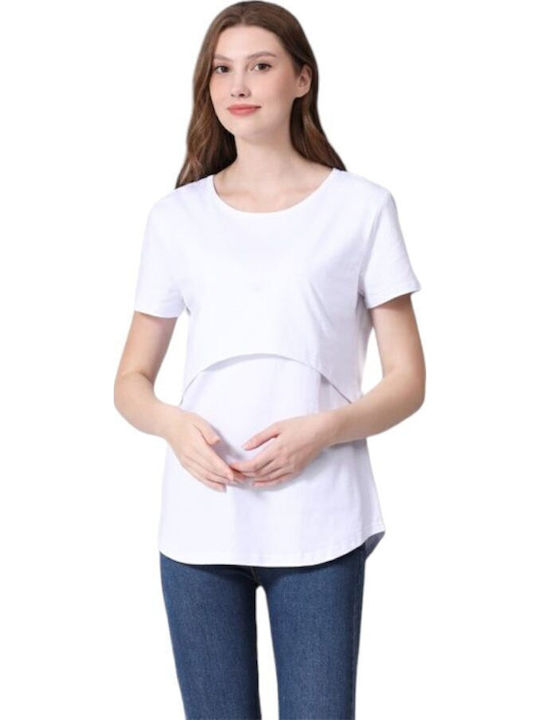Queen Mother Maternity T-Shirt White
