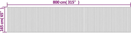 vidaXL Διακοσμητικό Παραβάν από Μπαμπού 165x165cm