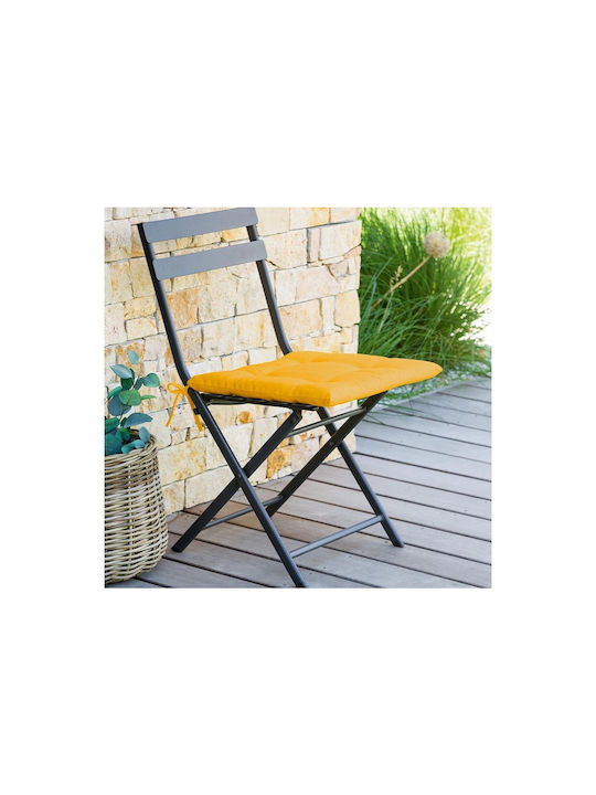 Mustard Αδιάβροχο Μαξιλάρι Καρέκλας Κήπου Mustard Yellow 40x40εκ.
