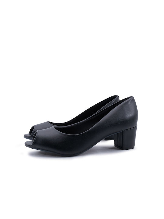 Adam's Shoes Pumps mit mittelhohem Absatz Schwarz