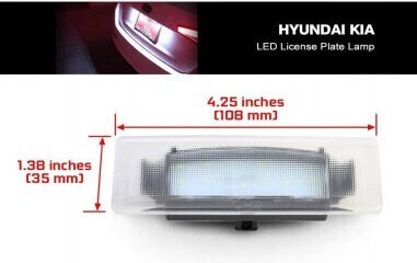 License Plate Lights Led for Hyundai Sonata 2pcs