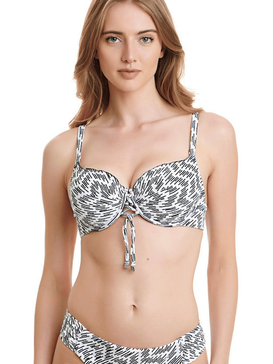Bikini Oberteile D Cup Mit Polsterung Weiß