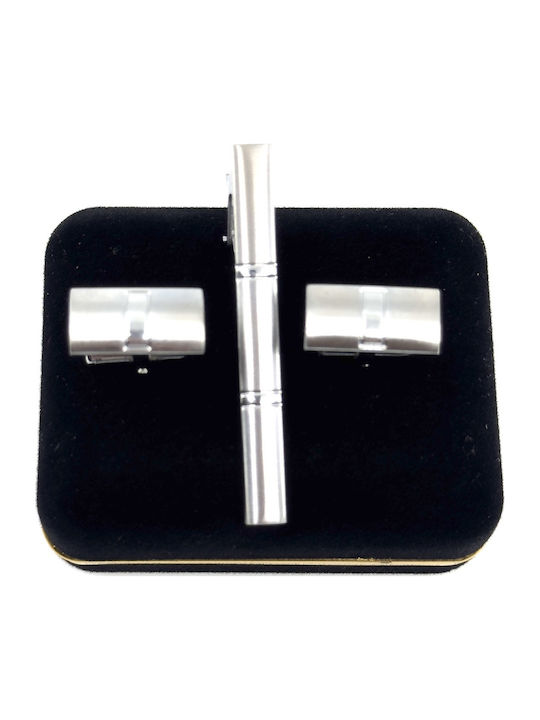 Lgtc-set Χκ 22 Set Cufflinks Tie Clips Legend Accessories Silver Color