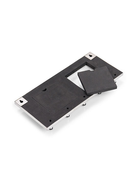 Agățătoare Chei De Perete Metalică 5 Compartimente 29x3.8x13cm