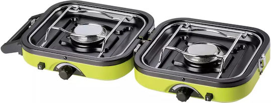 Doppelkompakt + Grill Doppel Campingkocher