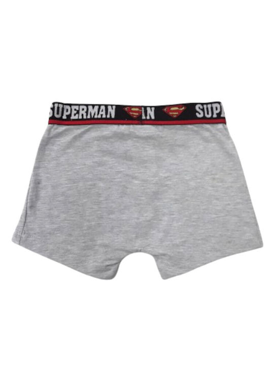 E PLUS M Superman Kids' Boxer Grey