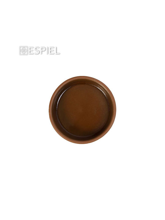 Espiel Serving Bowl Round Ceramic Beige with Diameter 12cm