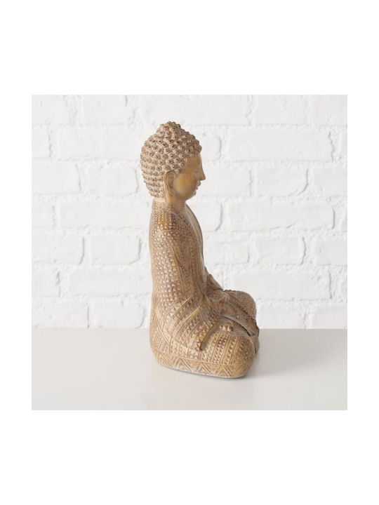 Boltze Dekorativer Buddha aus Holz 30cm 1Stück